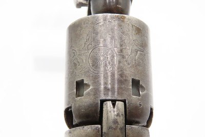 Nice CASED Pre-CIVIL WAR Antique COLT M1849 .31 Percussion POCKET Revolver1853 Mfg. WILD WEST Six-Shooter w/ACCESSORIES - Image 14 of 20