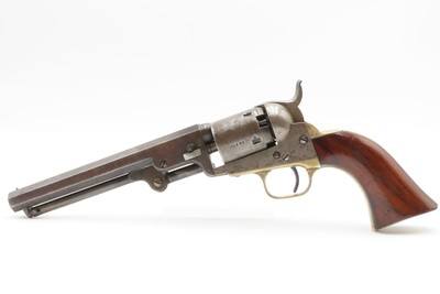 Nice CASED Pre-CIVIL WAR Antique COLT M1849 .31 Percussion POCKET Revolver1853 Mfg. WILD WEST Six-Shooter w/ACCESSORIES - Image 15 of 20
