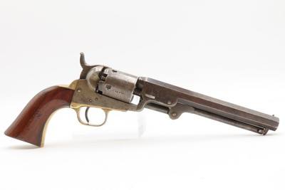 Nice CASED Pre-CIVIL WAR Antique COLT M1849 .31 Percussion POCKET Revolver1853 Mfg. WILD WEST Six-Shooter w/ACCESSORIES - Image 3 of 20