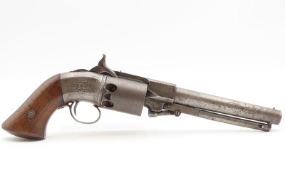 Antique SPRINGFIELD ARMS CO. Single Trigger NAVY Model PERCUSSION RevolverSCARCE! 1 of only 125 Manufactured in 1850-51 - Image 2 of 18