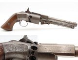 Antique SPRINGFIELD ARMS CO. Single Trigger NAVY Model PERCUSSION RevolverSCARCE! 1 of only 125 Manufactured in 1850-51