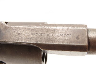 Antique SPRINGFIELD ARMS CO. Single Trigger NAVY Model PERCUSSION RevolverSCARCE! 1 of only 125 Manufactured in 1850-51 - Image 12 of 18