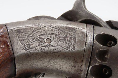 Antique SPRINGFIELD ARMS CO. Single Trigger NAVY Model PERCUSSION RevolverSCARCE! 1 of only 125 Manufactured in 1850-51 - Image 5 of 18