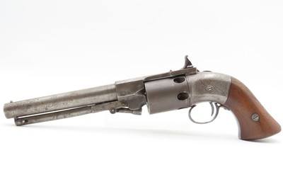 Antique SPRINGFIELD ARMS CO. Single Trigger NAVY Model PERCUSSION RevolverSCARCE! 1 of only 125 Manufactured in 1850-51 - Image 13 of 18