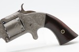 CASED & ENGRAVED Antique SMITH & WESSON No. 2 “Old Army” .32 RF Revolver“DEAD MAN’S HAND” Gun Engraved by RACHEL WELLS - 5 of 21