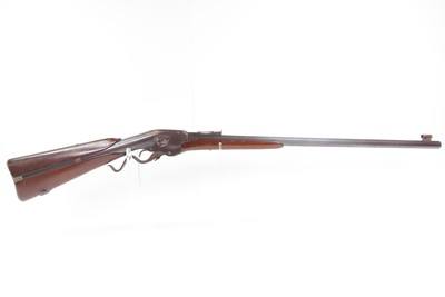 1877-79 mfg. Antique EVANS “NEW MODEL” .44 Lever Action REPEATING RifleSCARCE Maine 28-Round Repeater BUFFALO BILL CODY