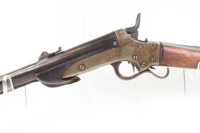 RARE Antique AMERICAN Civil War SHARPS & HANKINS M1862 NAVY Carbine w/COVER One of 6,686 Navy Purchased with Replacement Cover - Image 16 of 20