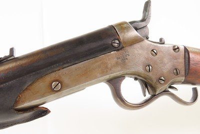 RARE Antique AMERICAN Civil War SHARPS & HANKINS M1862 NAVY Carbine w/COVER One of 6,686 Navy Purchased with Replacement Cover - Image 18 of 20