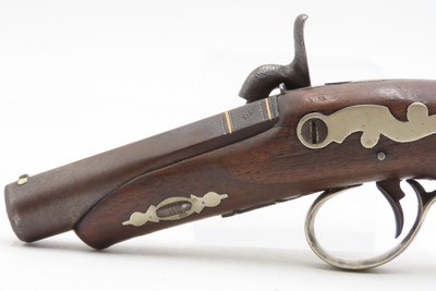 Scarce GOLD BANDED Antique C. SUTER Copyist DERRINGER Percussion PistolSELMA, ALABAMA Period Copy Henry Deringer’s Pistol - Image 13 of 16