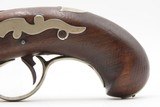 Scarce GOLD BANDED Antique C. SUTER Copyist DERRINGER Percussion PistolSELMA, ALABAMA Period Copy Henry Deringer’s Pistol - 14 of 16