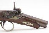 Scarce GOLD BANDED Antique C. SUTER Copyist DERRINGER Percussion PistolSELMA, ALABAMA Period Copy Henry Deringer’s Pistol - 3 of 16