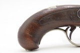 Scarce GOLD BANDED Antique C. SUTER Copyist DERRINGER Percussion PistolSELMA, ALABAMA Period Copy Henry Deringer’s Pistol - 4 of 16