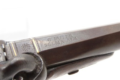 Scarce GOLD BANDED Antique C. SUTER Copyist DERRINGER Percussion PistolSELMA, ALABAMA Period Copy Henry Deringer’s Pistol - Image 11 of 16