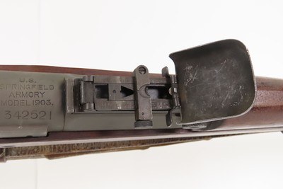 INTERWAR Era U.S. SPRINGFIELD M1903 .30-06 Bolt Action C&R MILITARY RifleINFANTRY w/ “SA/FLAMING BOMB/1-30” Barrel w/SLING - Image 16 of 24