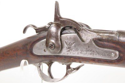 Scarce ROBERTS CONVERSION Antique U.S. SAVAGE M1861 Rifle-Musket CIVIL WAR.58 Caliber Rimfire PROVIDENCE TOOL COMPANY - Image 8 of 25