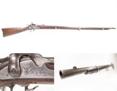 Scarce ROBERTS CONVERSION Antique U.S. SAVAGE M1861 Rifle-Musket CIVIL WAR.58 Caliber Rimfire PROVIDENCE TOOL COMPANY