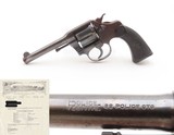 LETTERED Double Action COLT Police Positive .32 SELF DEFENSE Revolver C&RROARING TWENTIES CHICAGO SHIPPED