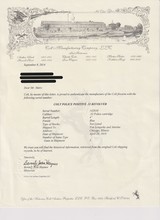 LETTERED Double Action COLT Police Positive .32 SELF DEFENSE Revolver C&RROARING TWENTIES CHICAGO SHIPPED - 19 of 19