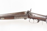 ENGRAVED & GOLD INLAID Antique German MORITZ Double Barrel SxS Shotgun 16gHAMMER GUN Made c. 1870s-80 in LEIPZIG, GERMANY - 13 of 25