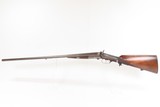 ENGRAVED & GOLD INLAID Antique German MORITZ Double Barrel SxS Shotgun 16gHAMMER GUN Made c. 1870s-80 in LEIPZIG, GERMANY - 9 of 25