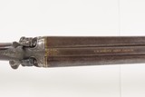 ENGRAVED & GOLD INLAID Antique German MORITZ Double Barrel SxS Shotgun 16gHAMMER GUN Made c. 1870s-80 in LEIPZIG, GERMANY - 6 of 25