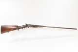 ENGRAVED & GOLD INLAID Antique German MORITZ Double Barrel SxS Shotgun 16gHAMMER GUN Made c. 1870s-80 in LEIPZIG, GERMANY - 17 of 25