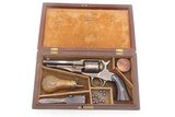 CASED Antique E. REMINGTON & SONS “New Model” POLICE Percussion RevolverUNCONVERTED .36 Caliber Five Shot with ACCESSORIES - 3 of 20