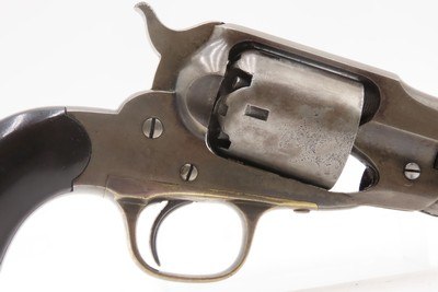 CASED Antique E. REMINGTON & SONS “New Model” POLICE Percussion RevolverUNCONVERTED .36 Caliber Five Shot with ACCESSORIES - Image 6 of 20