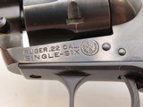 RUGER SINGLE SIX Single Action 3-SCREW FRAME C&R Revolver w/BOTH CYLINDERSPredecessor to the “NEW MODEL” Single Six - 5 of 19