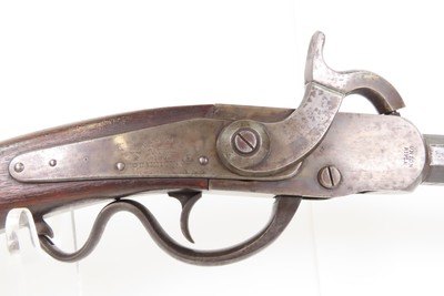 Rare CIVIL WAR Antique GWYN & CAMPBELL Saddle Ring “Union Rifle” GRAPEVINE1 of 4,000 Union Cavalry “GRAPEVINE” CARBINE! - Image 6 of 23