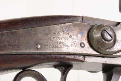 Rare CIVIL WAR Antique GWYN & CAMPBELL Saddle Ring “Union Rifle” GRAPEVINE1 of 4,000 Union Cavalry “GRAPEVINE” CARBINE! - Image 7 of 23