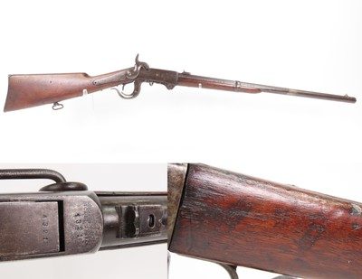 CIVIL WAR Antique US GEN AMBROSE BURNSIDE SADDLE RING CAVALRY CARBINE Union RHODE ISLAND Manufactured 5th Model