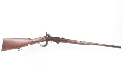 CIVIL WAR Antique US GEN AMBROSE BURNSIDE SADDLE RING CAVALRY CARBINE Union RHODE ISLAND Manufactured 5th Model - Image 2 of 23