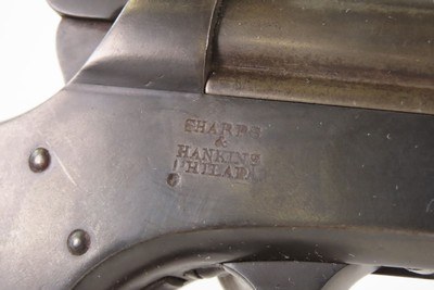 RARE 1 of 500 CIVIL WAR Antique SHARPS & HANKINS Model 1862 ARMY Carbine .50 Rimfire, 19” Barrel, Saddle Ring - Image 7 of 21