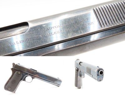 Scarce 1903 Mfr. COLT M1902 Semi-Automatic .38 ACP “SPORTING” Pistol C&R1 of 6,927 Manufactured; Designed by JOHN BROWNING