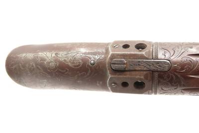 Scarce ANTEBELLUM Pre-Civil War ROBBINS & LAWRENCE Ring Trigger PEPPERBOXLEONARD’S PATENT Pistol with RARE BOX - Image 2 of 21