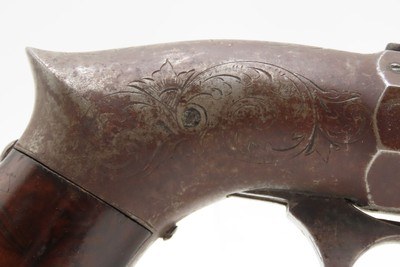 Scarce ANTEBELLUM Pre-Civil War ROBBINS & LAWRENCE Ring Trigger PEPPERBOXLEONARD’S PATENT Pistol with RARE BOX - Image 13 of 21