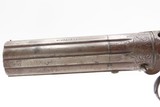 Scarce ANTEBELLUM Pre-Civil War ROBBINS & LAWRENCE Ring Trigger PEPPERBOXLEONARD’S PATENT Pistol with RARE BOX - 10 of 21