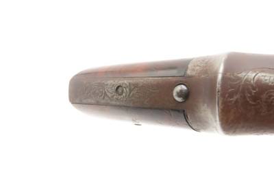 Scarce ANTEBELLUM Pre-Civil War ROBBINS & LAWRENCE Ring Trigger PEPPERBOXLEONARD’S PATENT Pistol with RARE BOX - Image 4 of 21