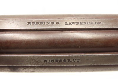 Scarce ANTEBELLUM Pre-Civil War ROBBINS & LAWRENCE Ring Trigger PEPPERBOXLEONARD’S PATENT Pistol with RARE BOX - Image 5 of 21