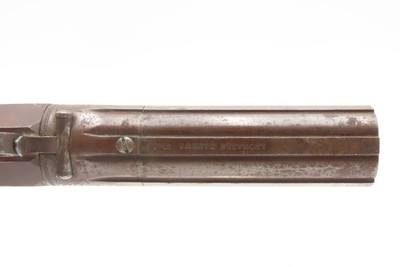 Scarce ANTEBELLUM Pre-Civil War ROBBINS & LAWRENCE Ring Trigger PEPPERBOXLEONARD’S PATENT Pistol with RARE BOX - Image 19 of 21