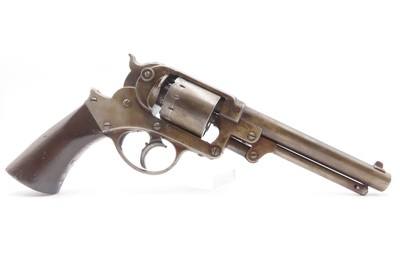 CIVIL WAR Antique U.S. STARR ARMS M1858 Army .44 DA PERC. Revolver HOLSTERU.S. Contract DOUBLE ACTION ARMY Revolver - Image 20 of 24