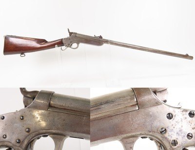 RARE 1 of 500 CIVIL WAR Antique SHARPS & HANKINS M1862 ARMY .52 RF Carbinec1864 mfr. Philadelphia, Pennsylvania