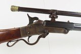 MALCOLM SCOPED Antique MASS. ARMS Co. MAYNARD .35 Caliber Rifle c1860s mfr. Chicopee Falls, Massachusetts - 16 of 19
