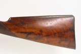1850s W.B. BARRATT Antique “Burton on Trent” BLUNDERBUSS with SNAP BAYONETBACK ACTION Close Range Weapon w/DAMASCUS BARREL - 9 of 22