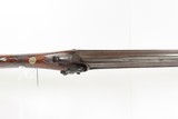 1850s W.B. BARRATT Antique “Burton on Trent” BLUNDERBUSS with SNAP BAYONETBACK ACTION Close Range Weapon w/DAMASCUS BARREL