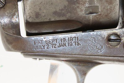 1897 mfg. Antique COLT “PEACEMAKER” Single Action Army .38-40 WCF RevolverCLASSIC Late 19th Century .38 WCF Colt 6-Shooter - Image 18 of 20
