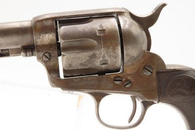 1897 mfg. Antique COLT “PEACEMAKER” Single Action Army .38-40 WCF RevolverCLASSIC Late 19th Century .38 WCF Colt 6-Shooter - Image 15 of 20