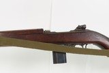 WORLD WAR II Era U.S. INLAND M1 Carbine SEMI-AUTOMATIC Light Rifle WWII C&R With CANVAS WEB SLING, MAGAZINE POUCH, & EXTRA MAGS - 18 of 21
