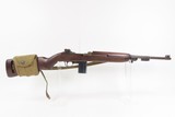WORLD WAR II Era U.S. INLAND M1 Carbine SEMI-AUTOMATIC Light Rifle WWII C&R With CANVAS WEB SLING, MAGAZINE POUCH, & EXTRA MAGS - 2 of 21